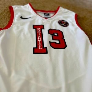 Illinois state university ISU Redbirds throwback basketball jersey Nike